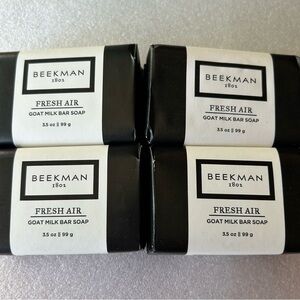 Beekman 1802 FRESH AIR 3.5 oz. Goat Milk Soap (LOT OF 4) / BRAND NEW